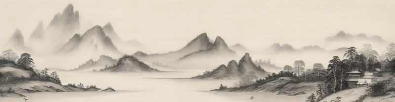 复古水墨中式山水画背景板,插画/手绘图,插画/手绘图库,插画/手绘图下载,插画/手绘